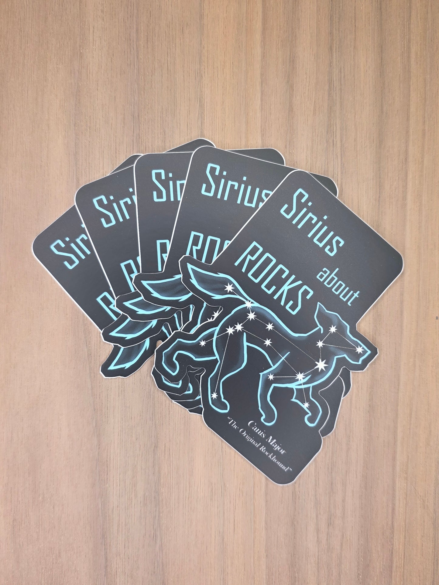 Sirius About Rocks Sticker