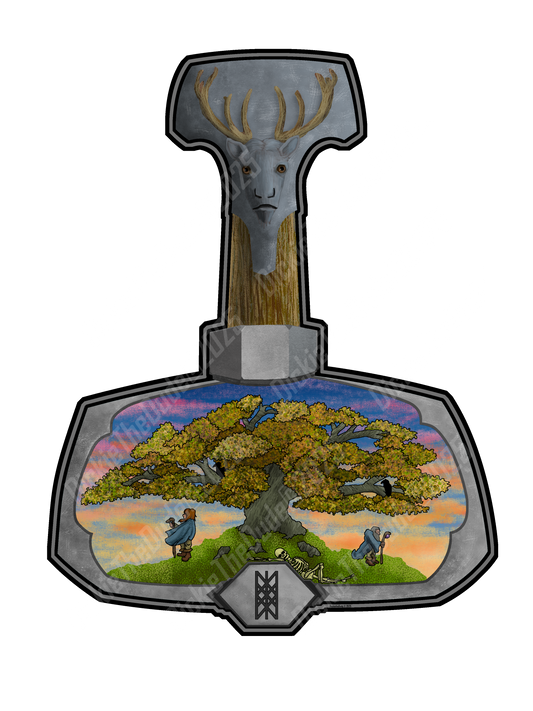Mjolnir, Wanderer's Journey Sticker