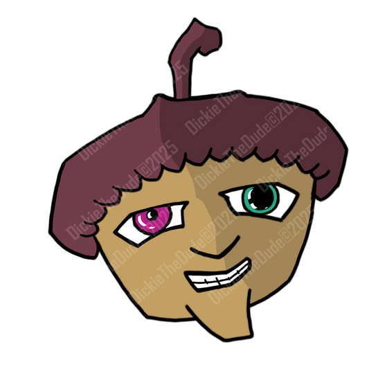 Crazy Acorn Sticker