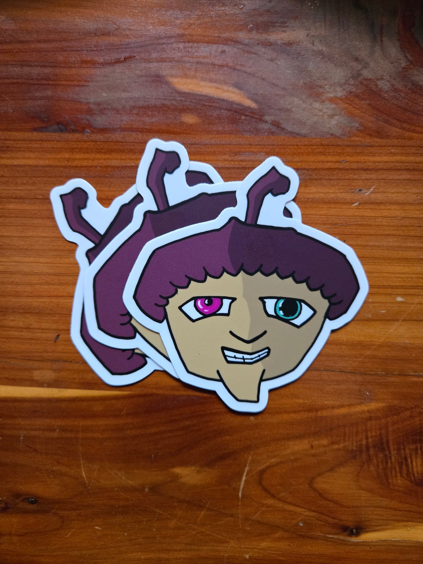 Crazy Acorn Sticker
