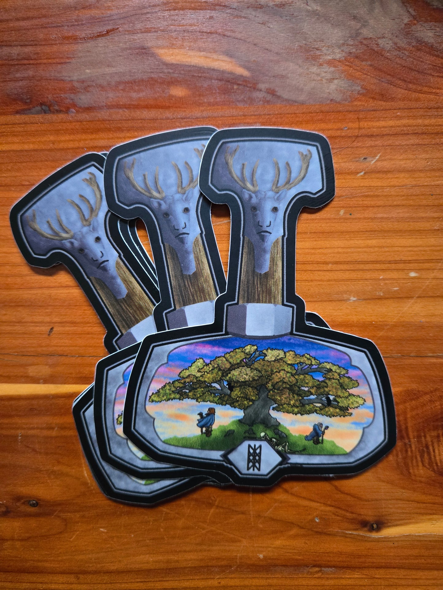 Mjolnir, Wanderer's Journey Sticker