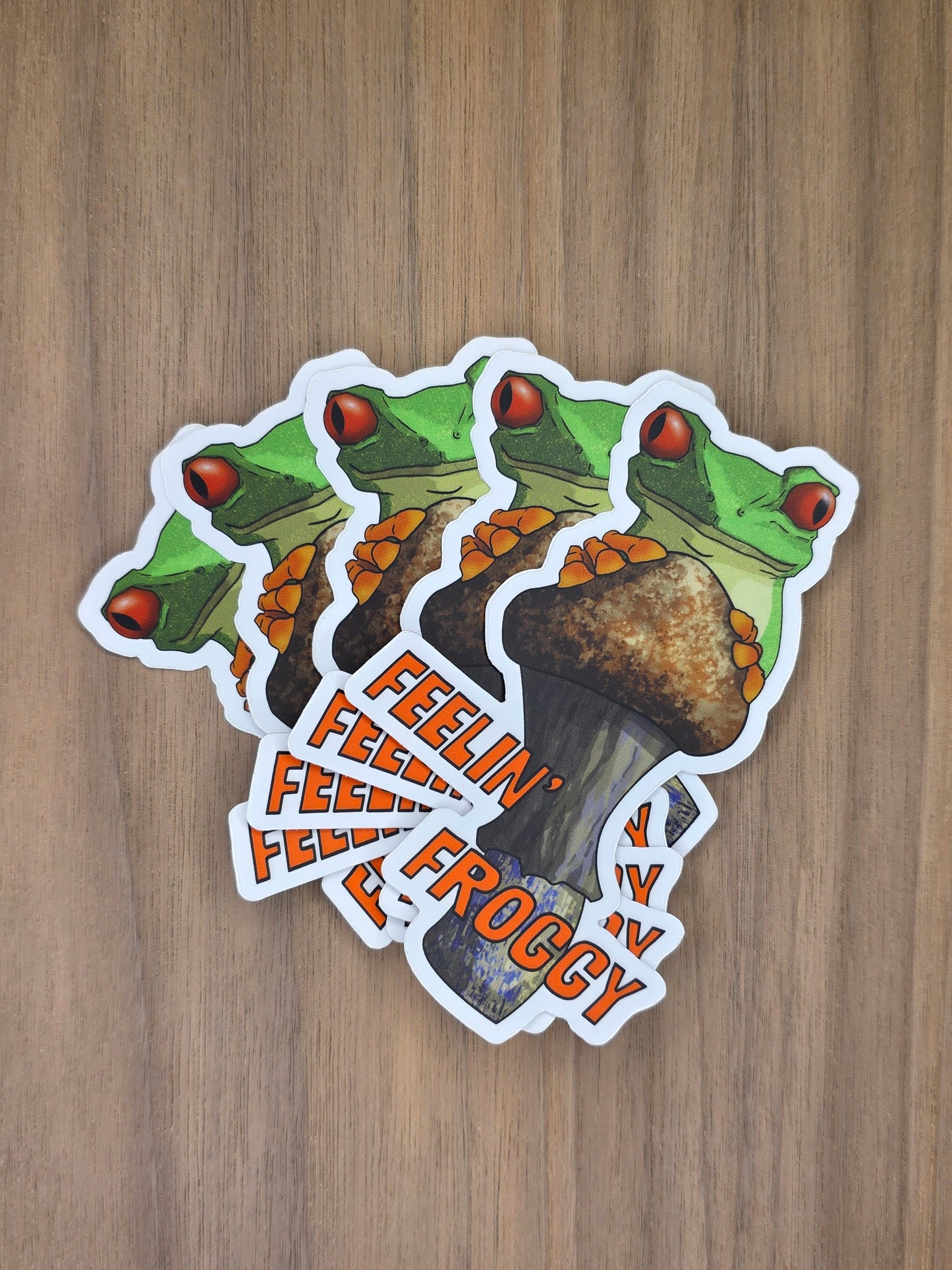 Feelin Froggy Sticker