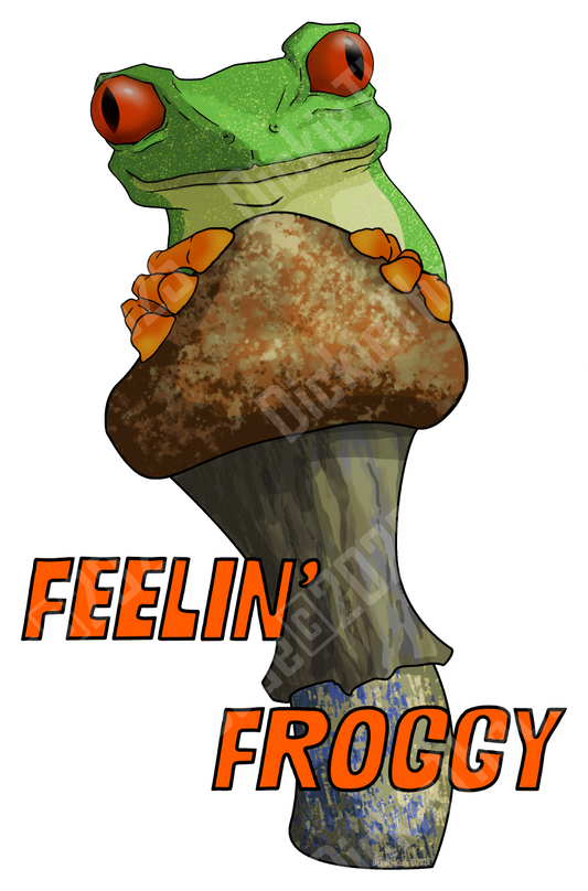 Feelin Froggy Sticker